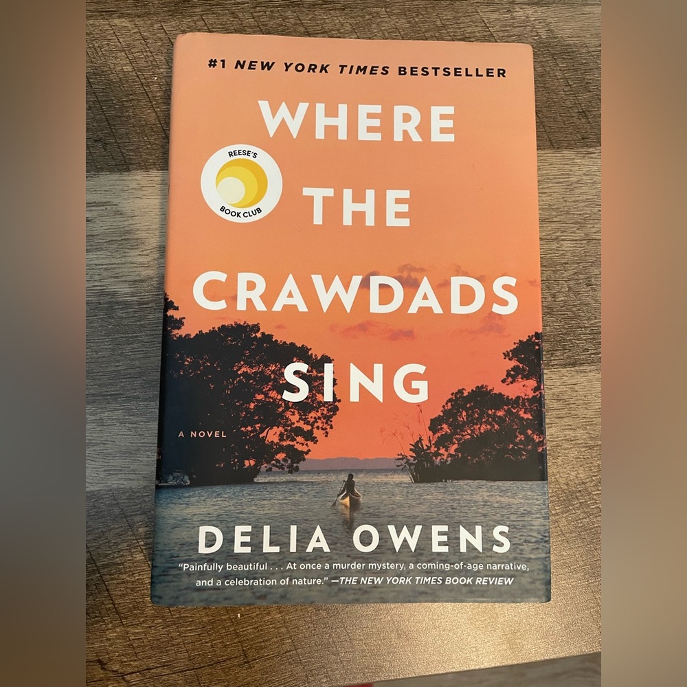 BOOK: Where the Crawdads Sing by Delia Owen’s (hardback)